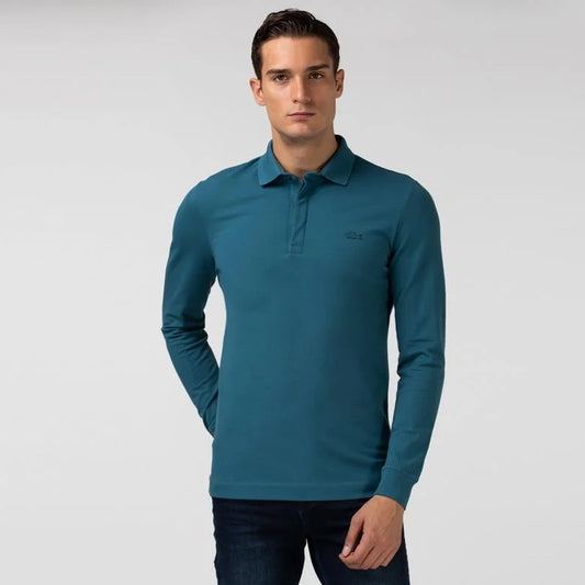 Smart Paris long sleeve stretch cotton Polo Shirt - PH2481