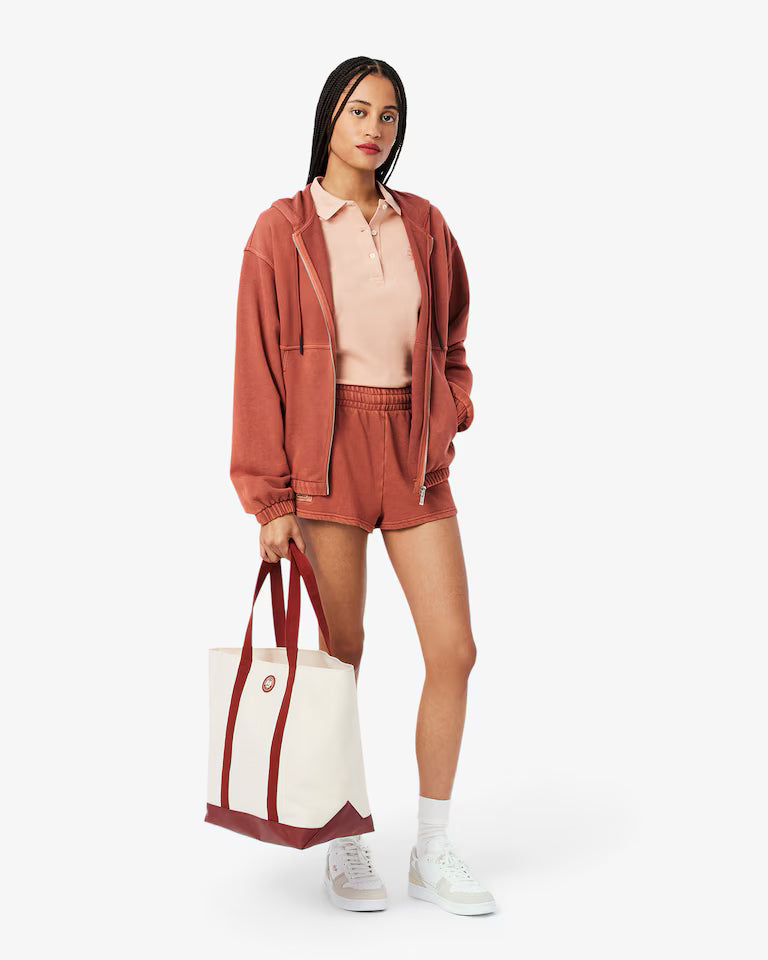 Women's T-Clip Set Leather Sneakers - 48SFA0043