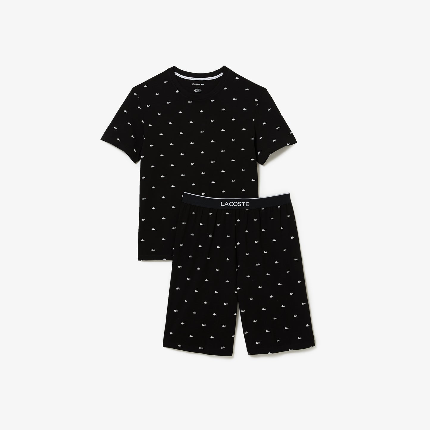 Printed Cotton Pyjama Set-4H3304