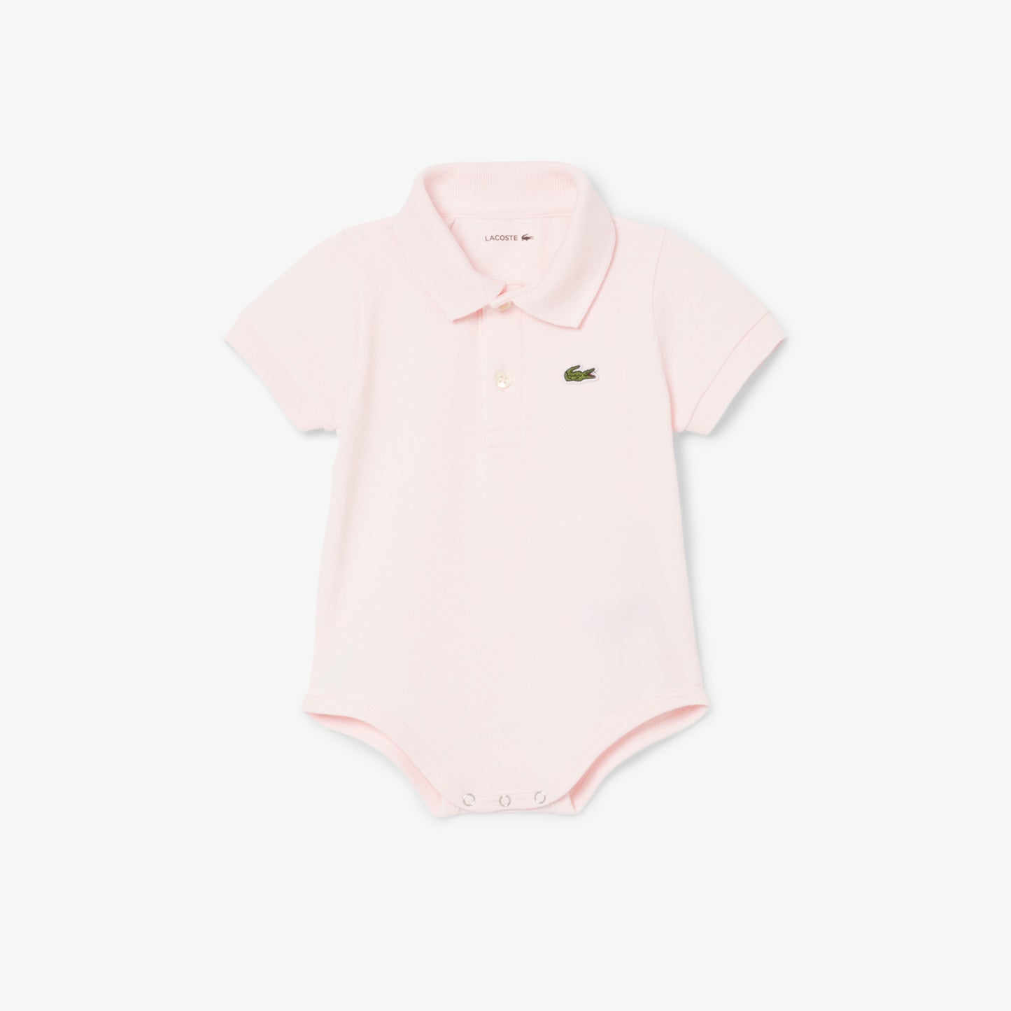 Baby Petit Pique Polo Bodysuit-4J8412
