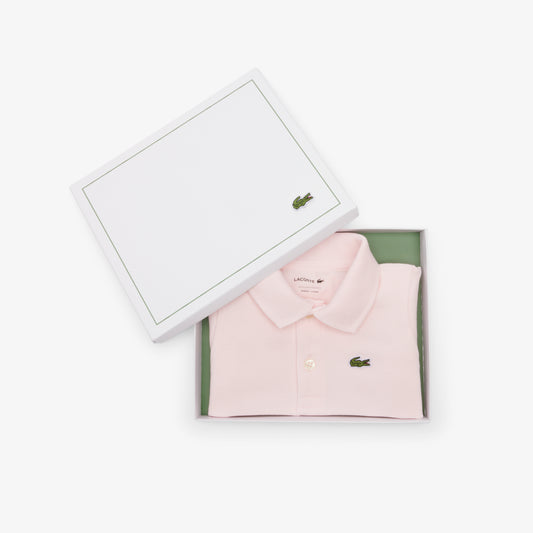 Baby Petit Pique Polo Bodysuit-4J8412