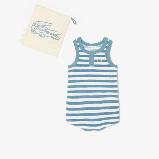 Striped Terry Baby Onesie-4J8488