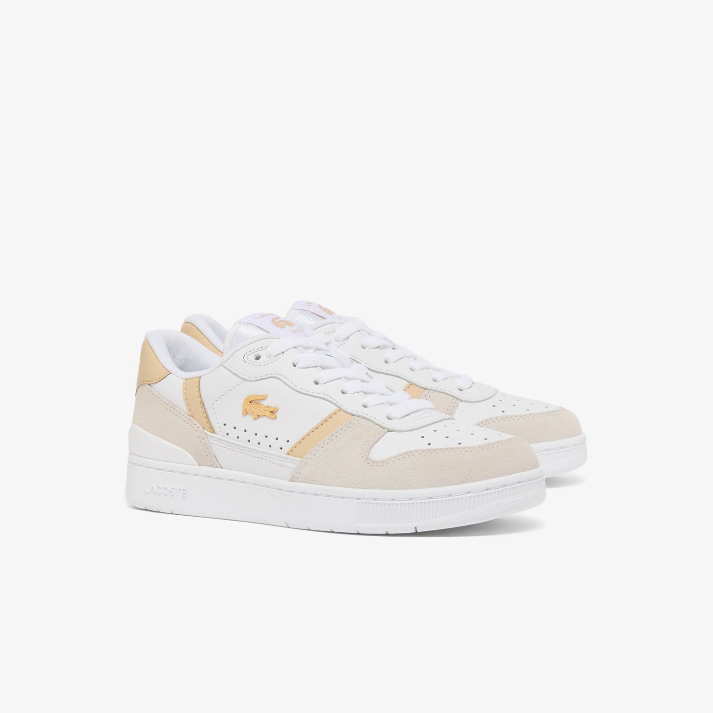 Women's T-Clip Set Leather Sneakers-51SFA0163
