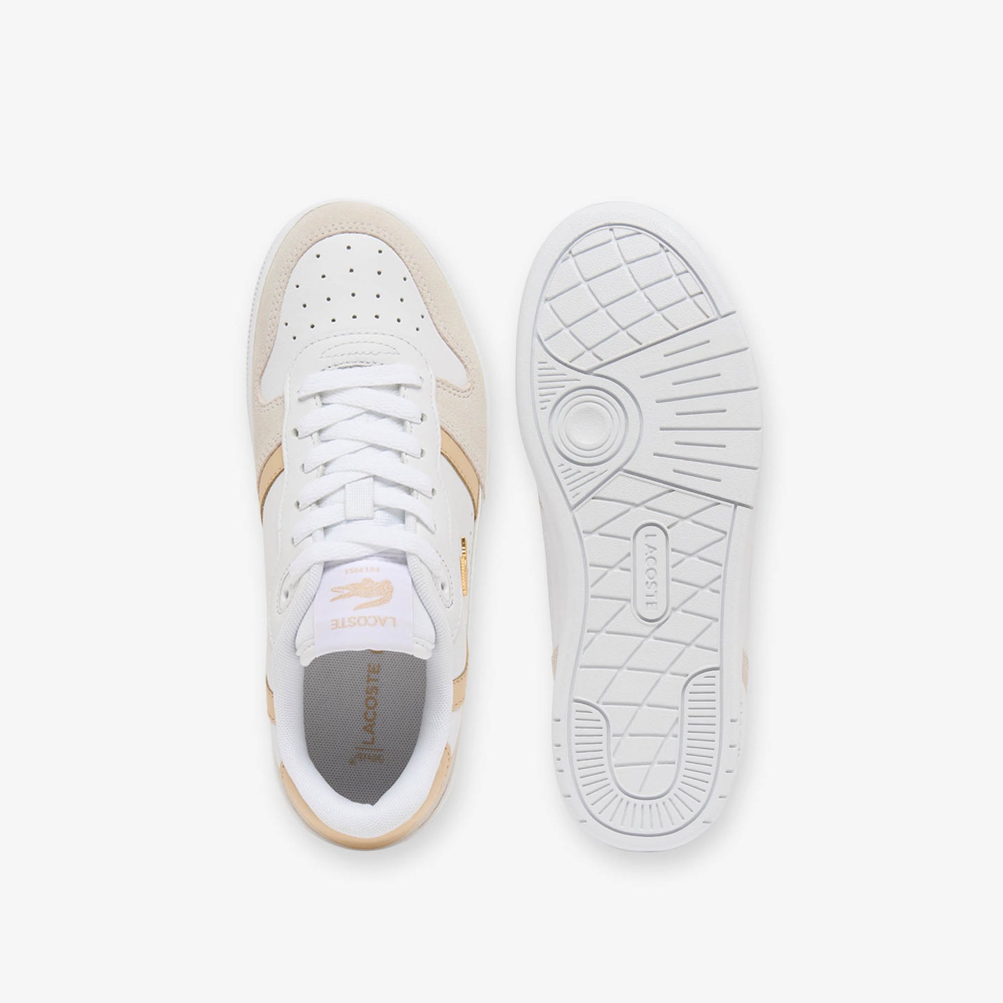 Women's T-Clip Set Leather Sneakers-51SFA0163