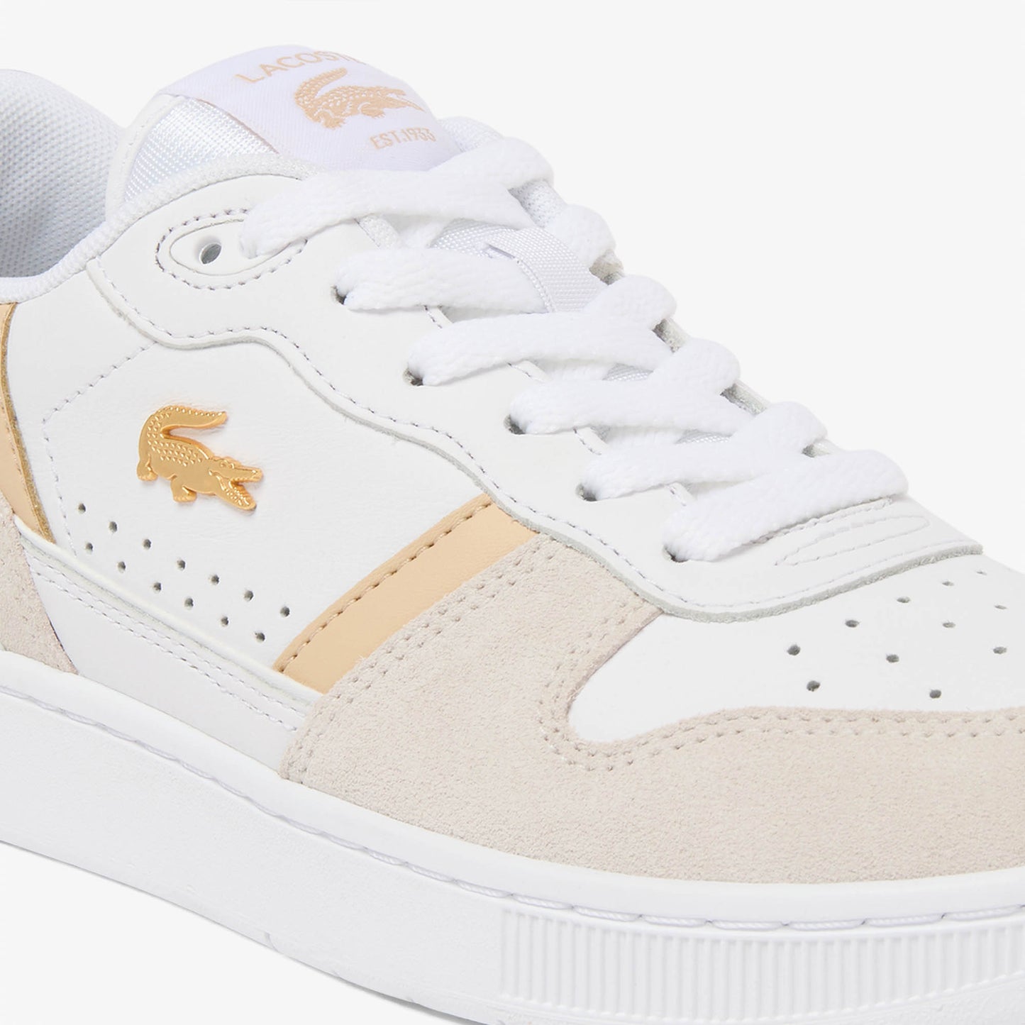 Women's T-Clip Set Leather Sneakers-51SFA0163