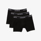 Men-s Lettered Waist Long Stretch Cotton Boxer Brief 3-Pack