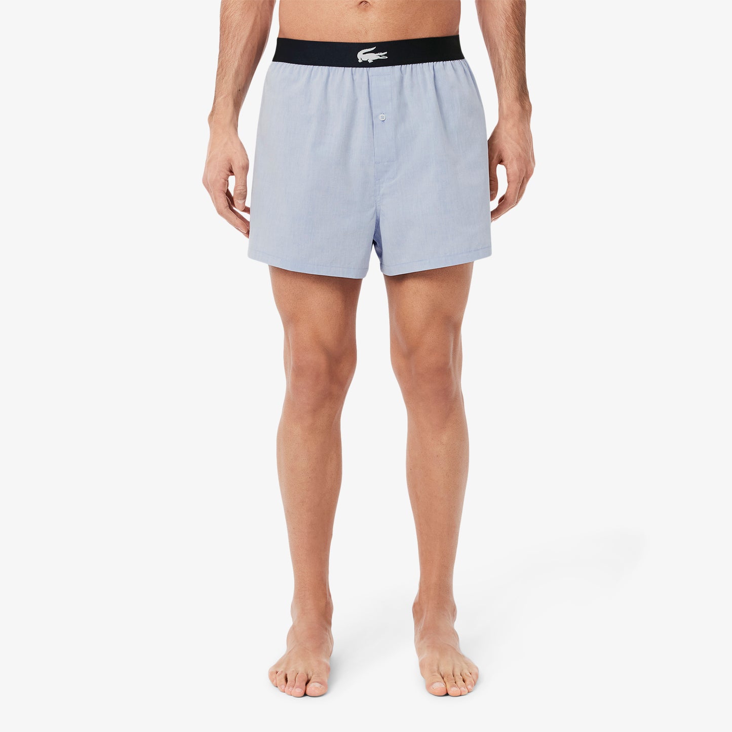 3-Pack Plain and Print Cotton Boxers-7H2387