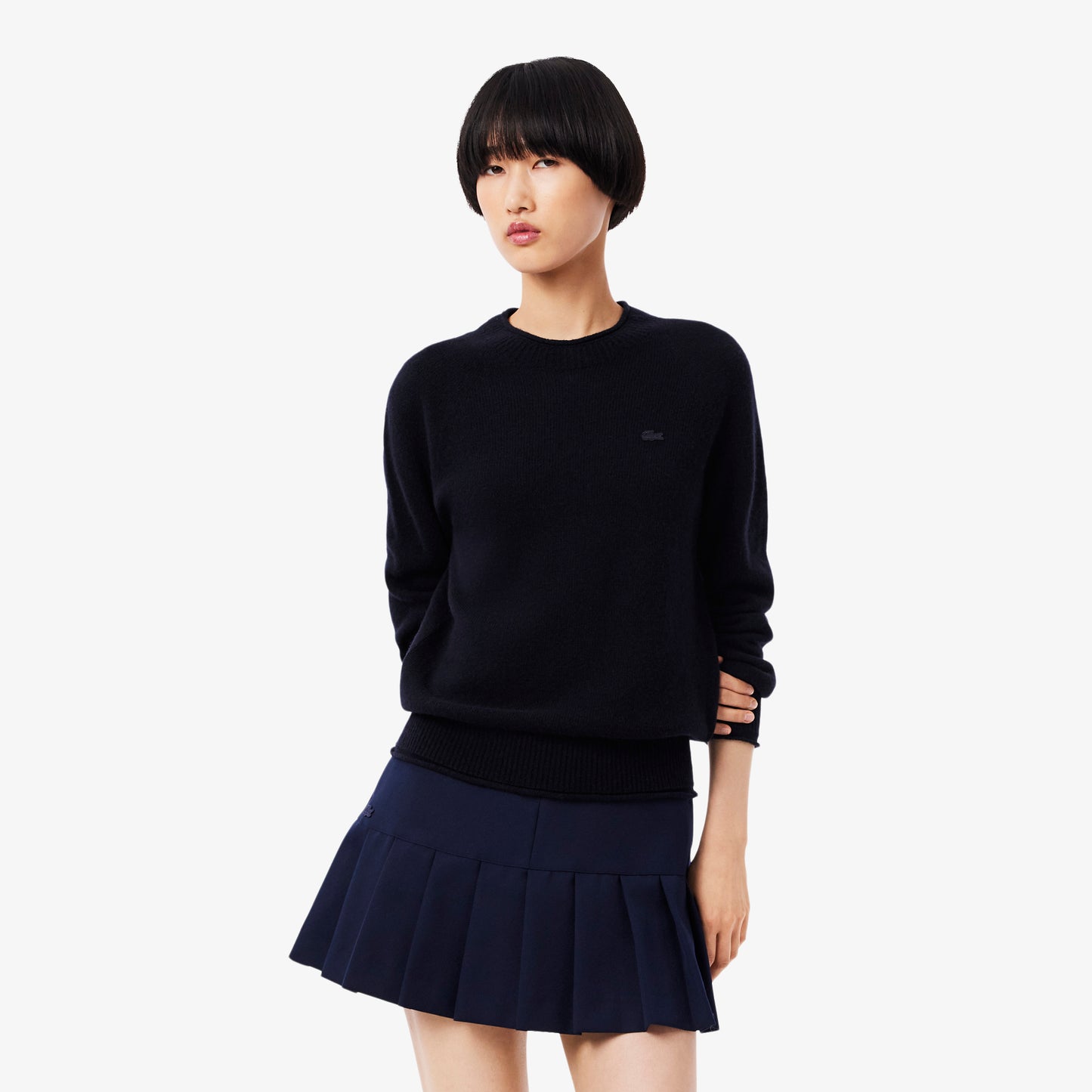 3D Knit Carded Wool Sweater - AF4160