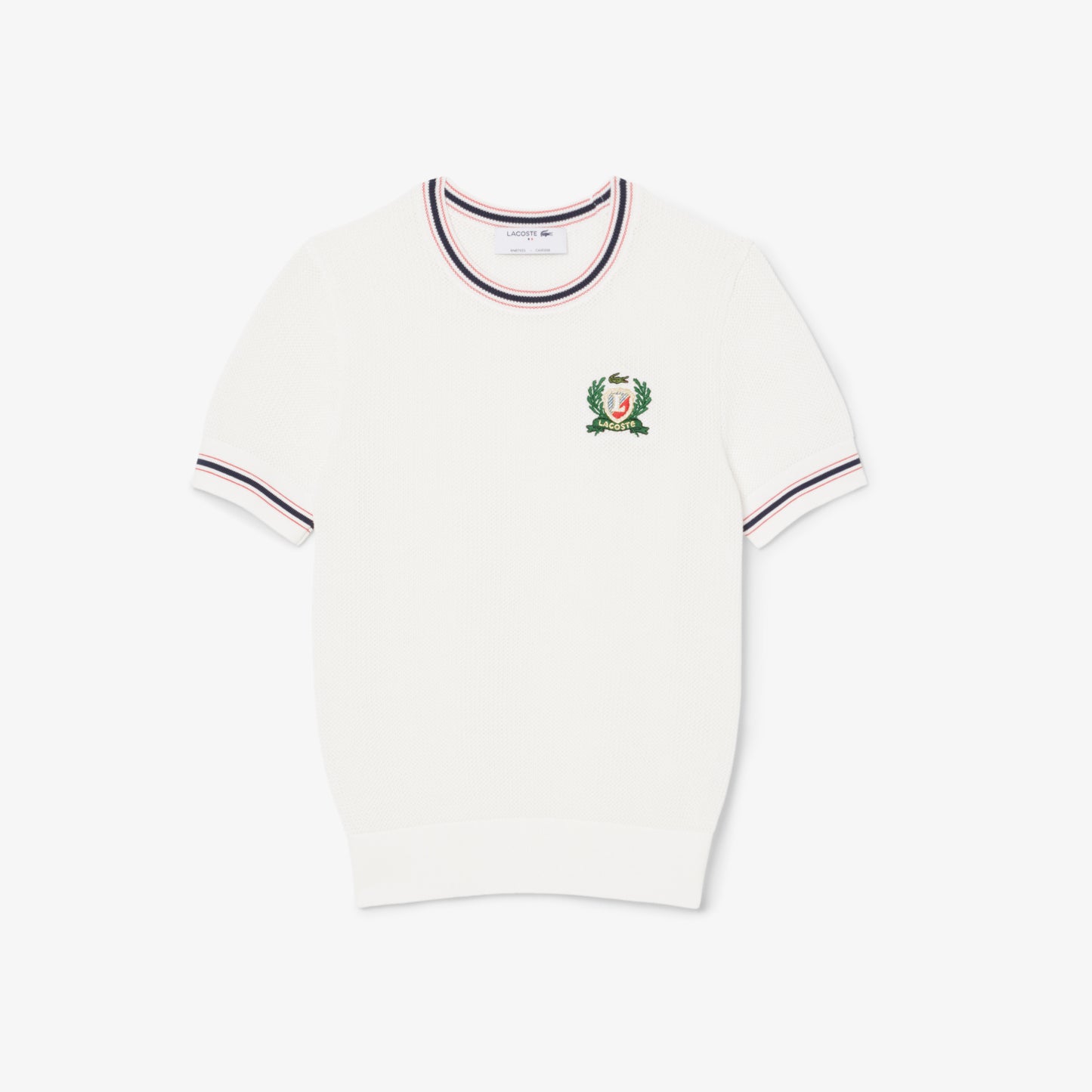 French Made Embroidered Shield Sweater-AF9561