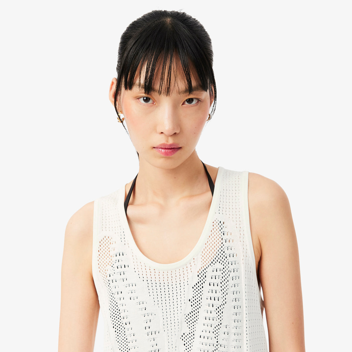 Mesh Crochet Tank Top-AF9854