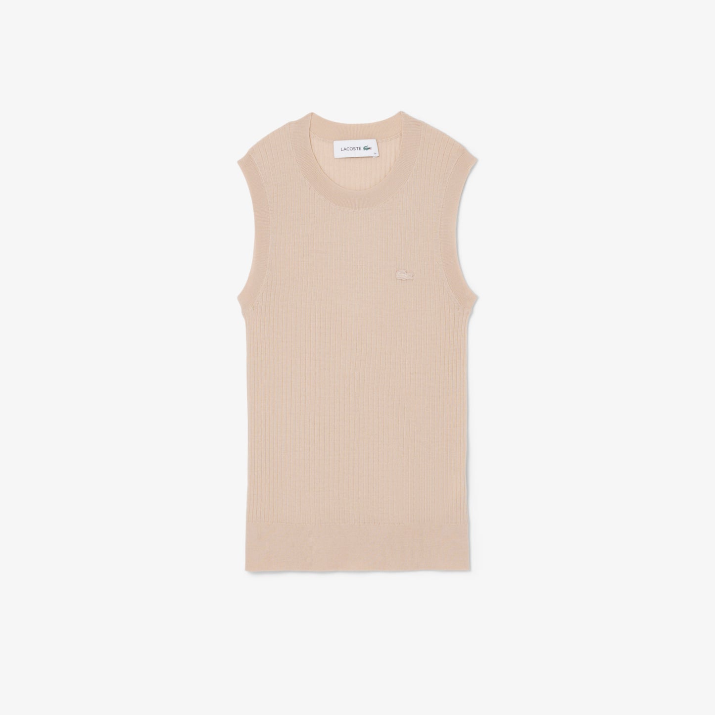 Merino Wool 3D Knit Sleeveless Sweater-AF9988