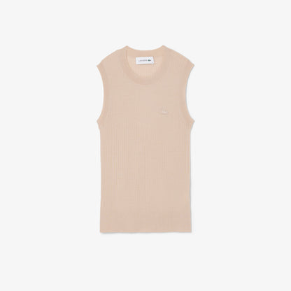Merino Wool 3D Knit Sleeveless Sweater-AF9988