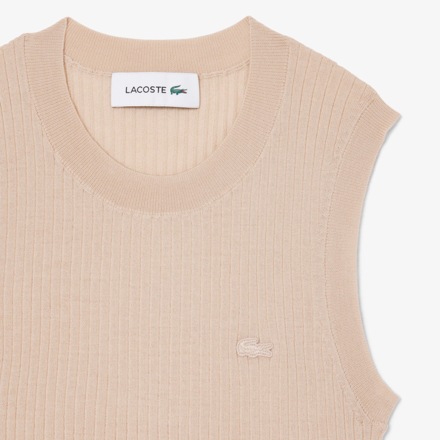 Merino Wool 3D Knit Sleeveless Sweater-AF9988