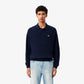 Relaxed Fit Carded Wool Polo Sweater - AH0582