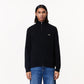 Zipped High Neck Cotton Sweater-AH1957
