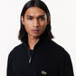Zipped High Neck Cotton Sweater-AH1957