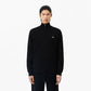 Zipped High Neck Cotton Sweater-AH1980
