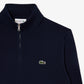 Zipped High Neck Cotton Sweater-AH1980