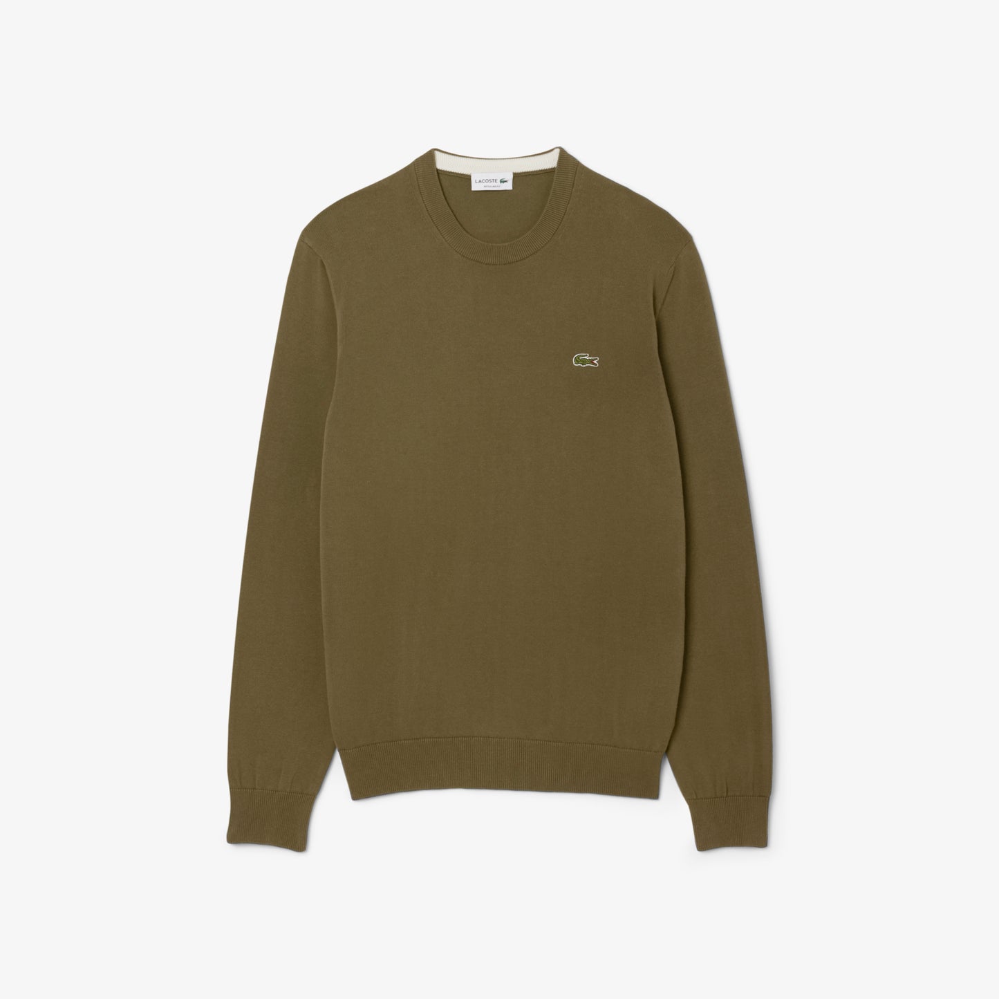 Monochrome Crew Neck Cotton Sweater - AH1985