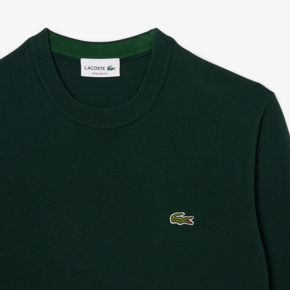 Monochrome Crew Neck Cotton Sweater-AH1985