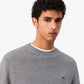 Carded Wool Crew Neck Sweater-AH2916