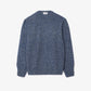 Mercerized Carded Wool Crew Neck Sweater - AH2920