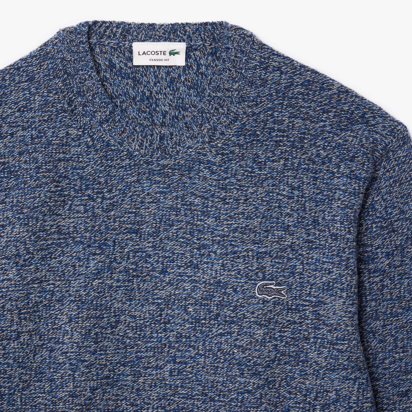 Mercerized Carded Wool Crew Neck Sweater - AH2920