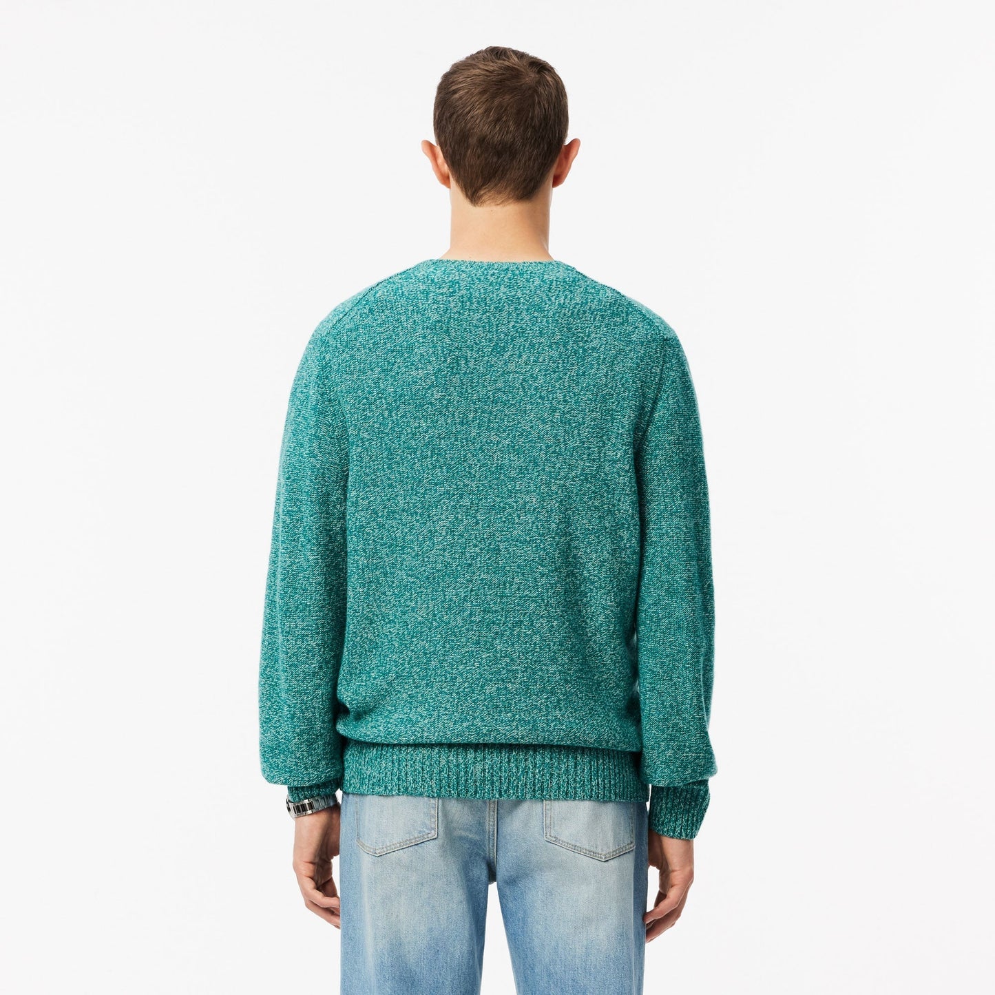 Mercerized Carded Wool Crew Neck Sweater - AH2920