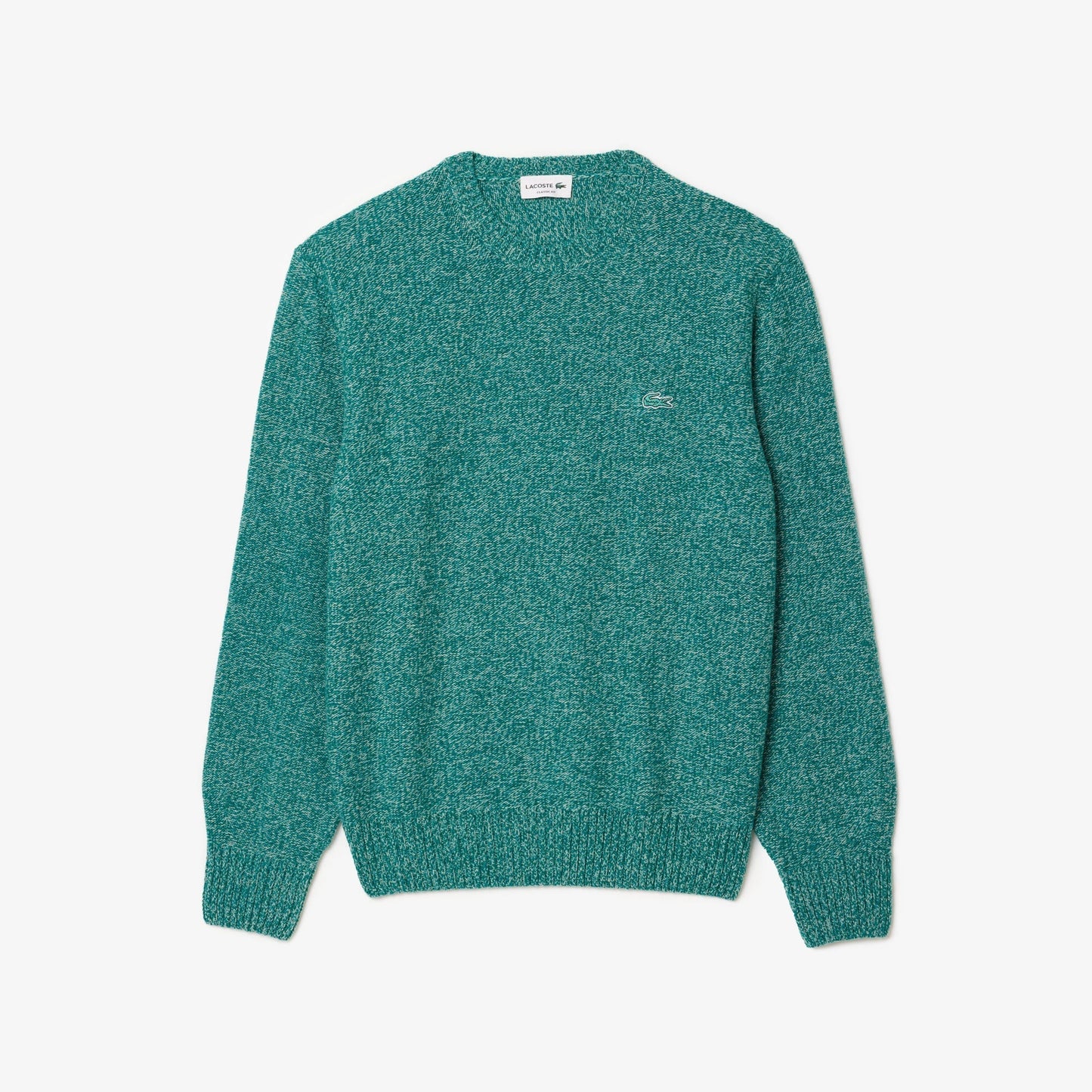 Mercerized Carded Wool Crew Neck Sweater - AH2920