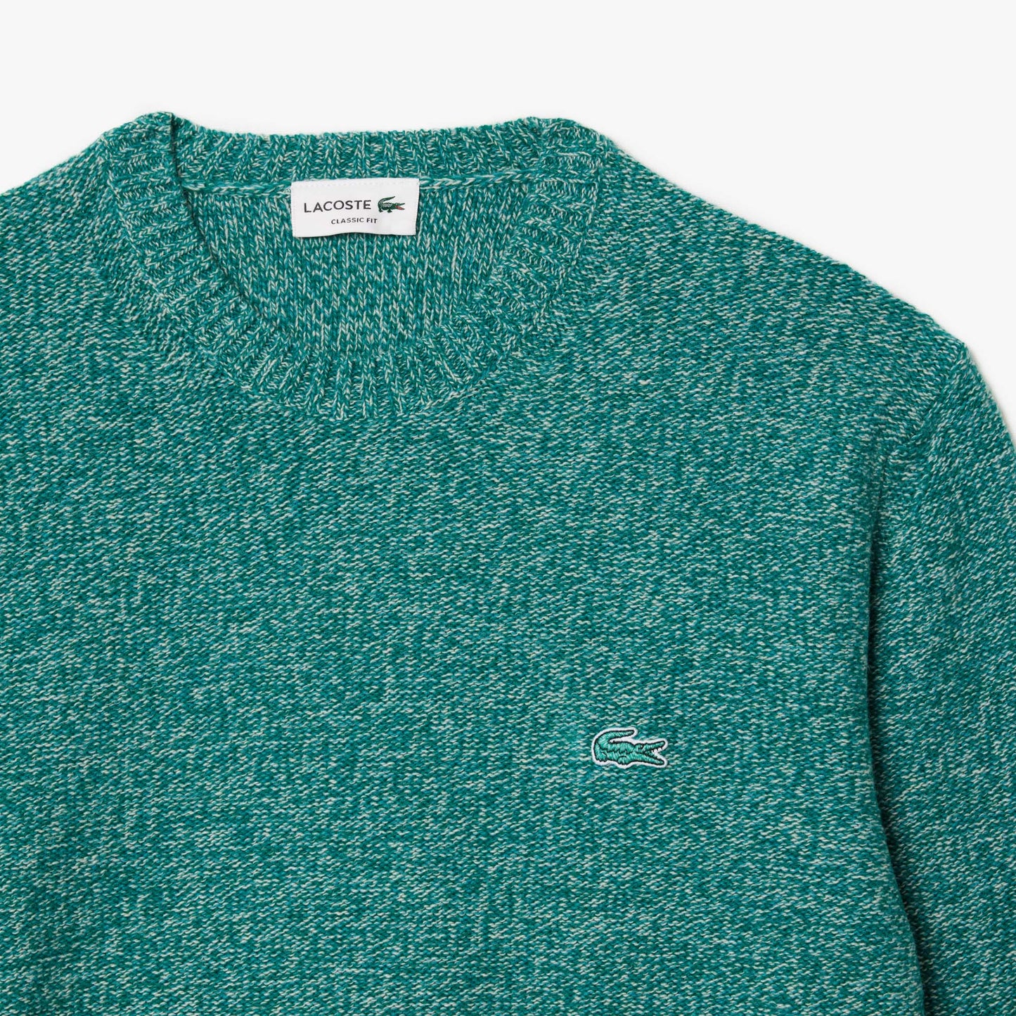 Mercerized Carded Wool Crew Neck Sweater - AH2920