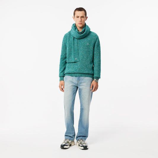 Mercerized Carded Wool Crew Neck Sweater - AH2920