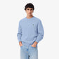 Cable Knit Carded Wool Crew Neck Sweater-AH2924