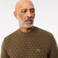 Thick Carded Wool Crew Neck Sweater - AH3223