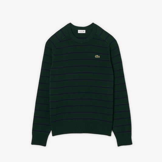 Striped Cotton Crew Neck Sweater-AH7607