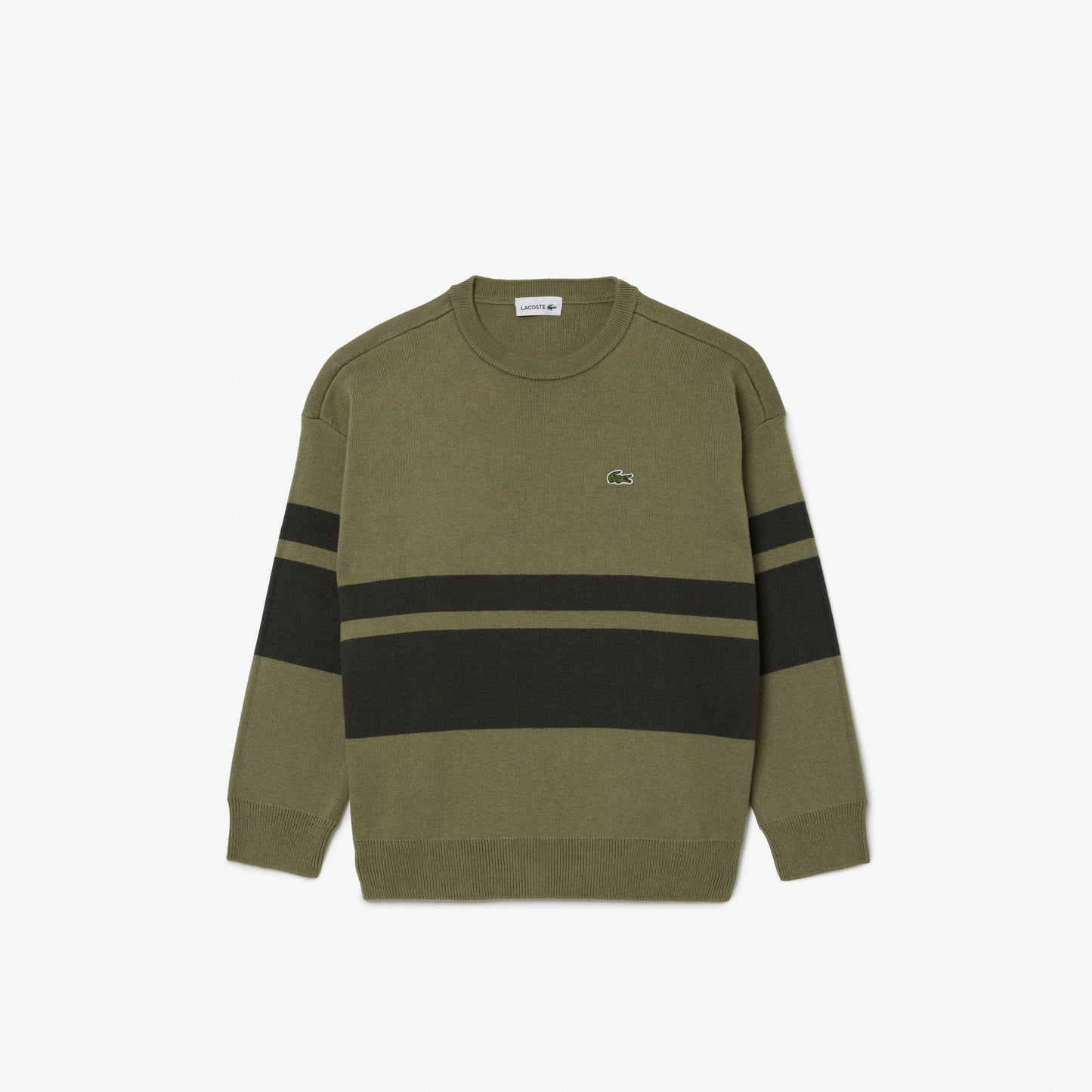 Striped Cotton and Wool Sweater - AJ1227