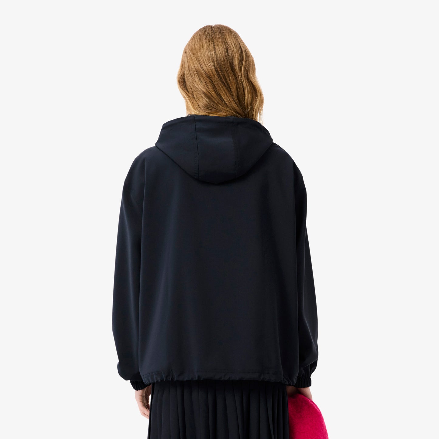 Oversized Wool Blend Popover Jacket - BF0103