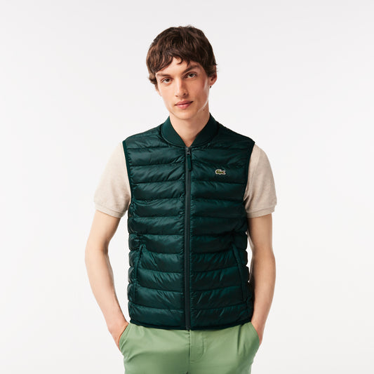 Men's Lacoste Padded Water-Repellent Vest Jacket