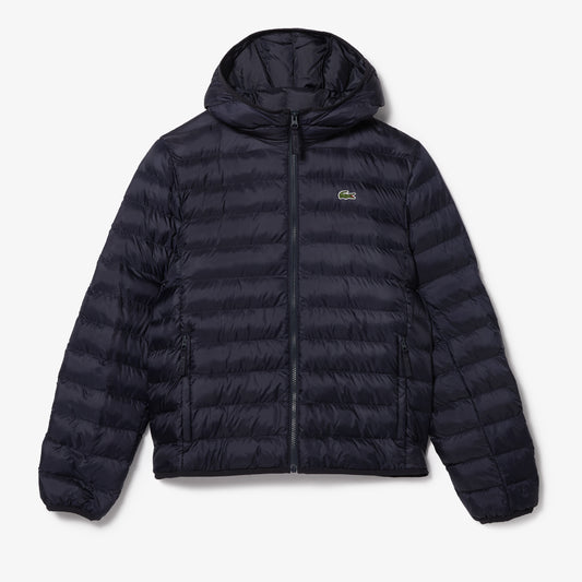 Men's Lacoste Quilted Hooded Short Jacket - BH0539