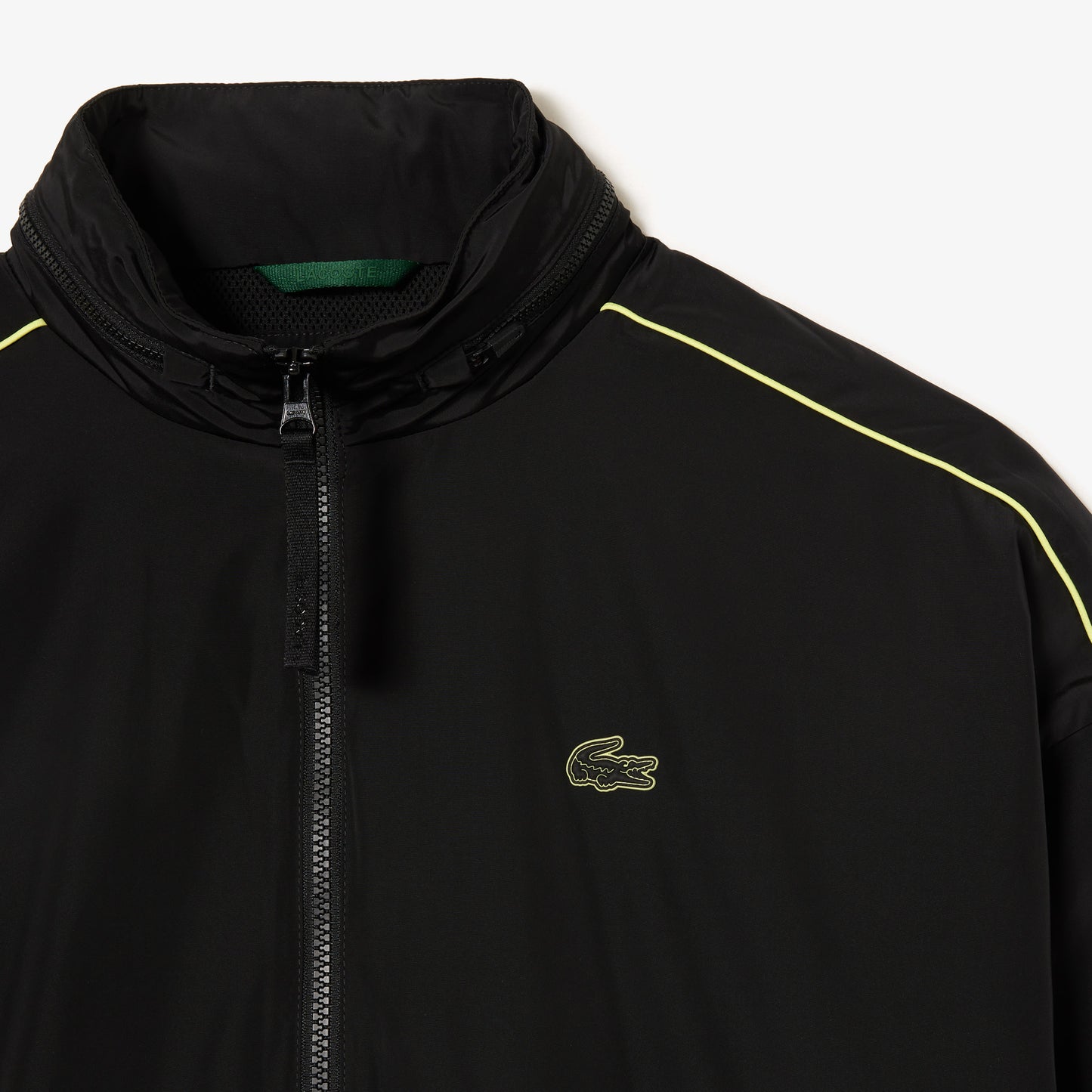 Contrast Detail Water Resistant Zipped Taffeta Sportsuit Jacket - BH1607
