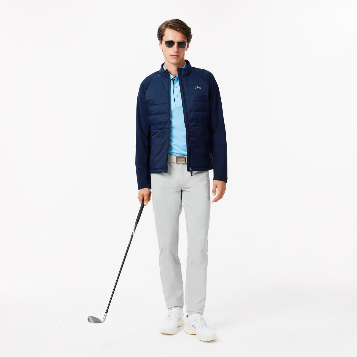High Neck Quilted Golf Jacket-BH2638