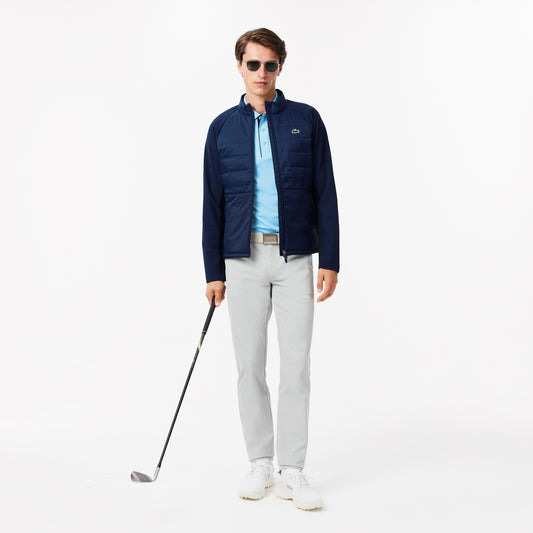 High Neck Quilted Golf Jacket-BH2638