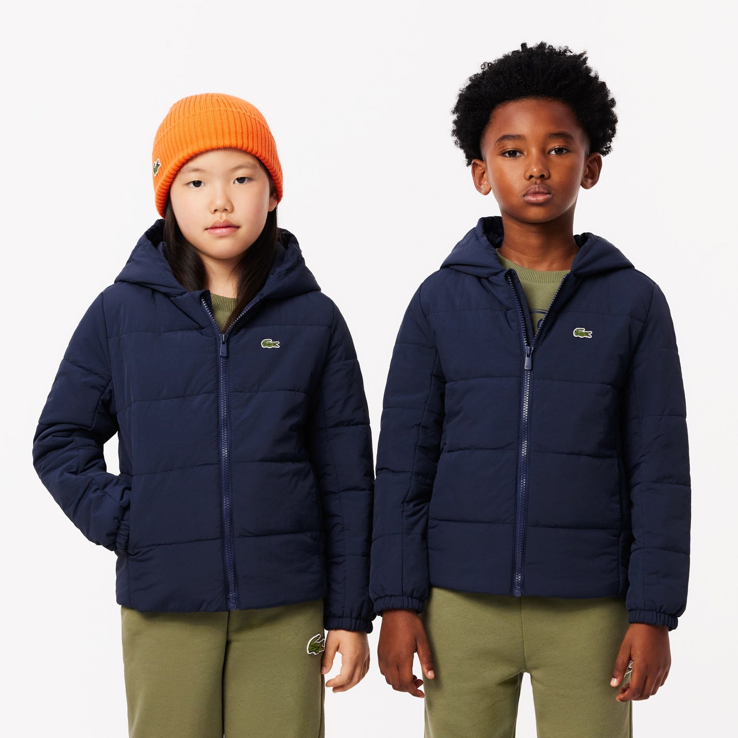 Hooded Taffeta Puffed Jacket-BJ1130