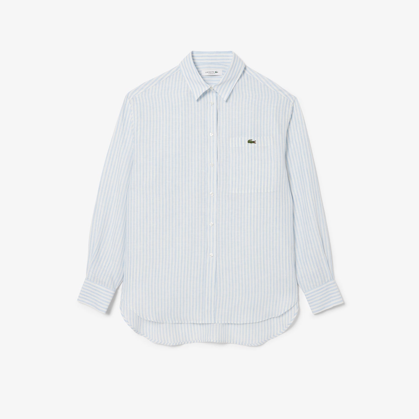 Oversized Striped Linen Shirt-CF0054