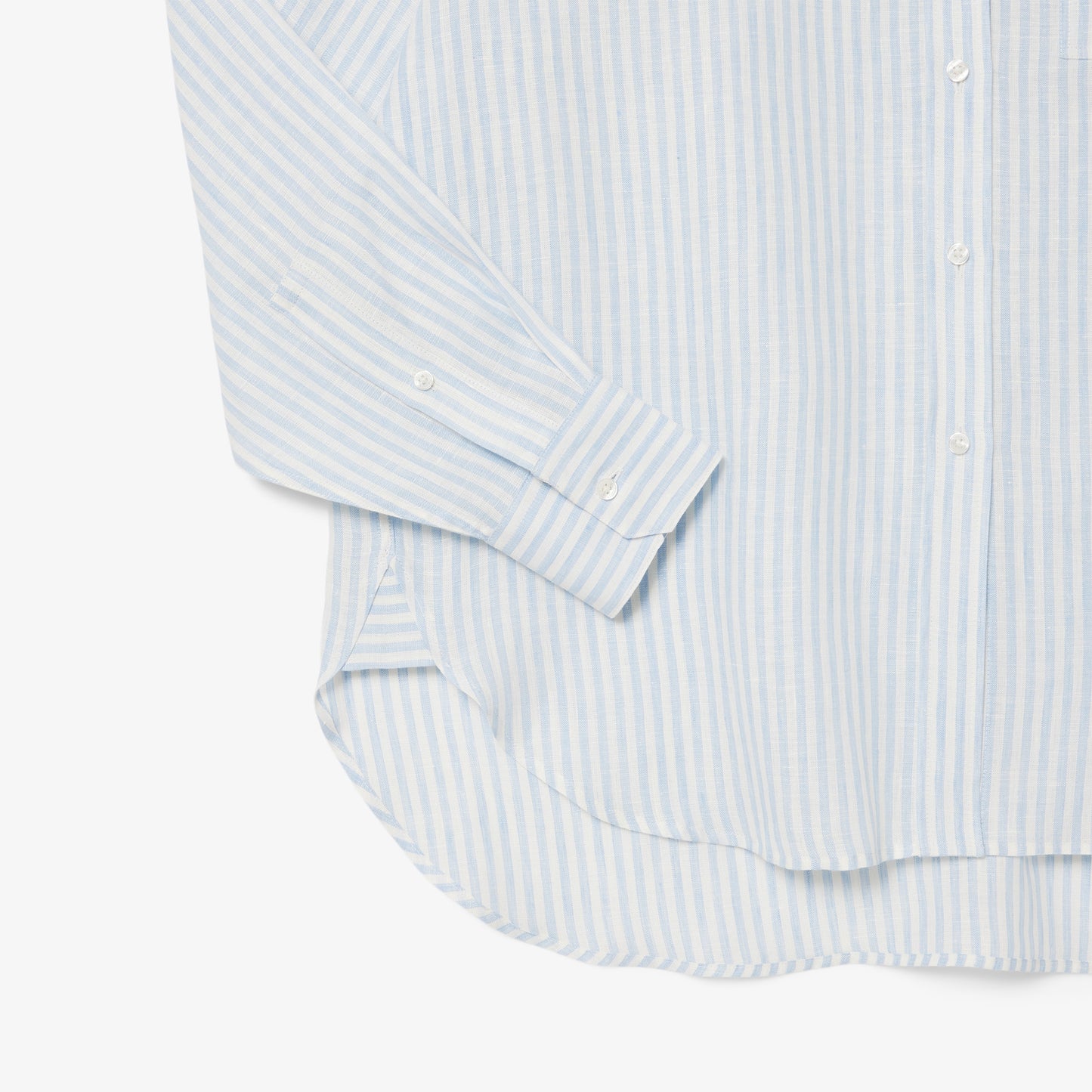 Oversized Striped Linen Shirt-CF0054