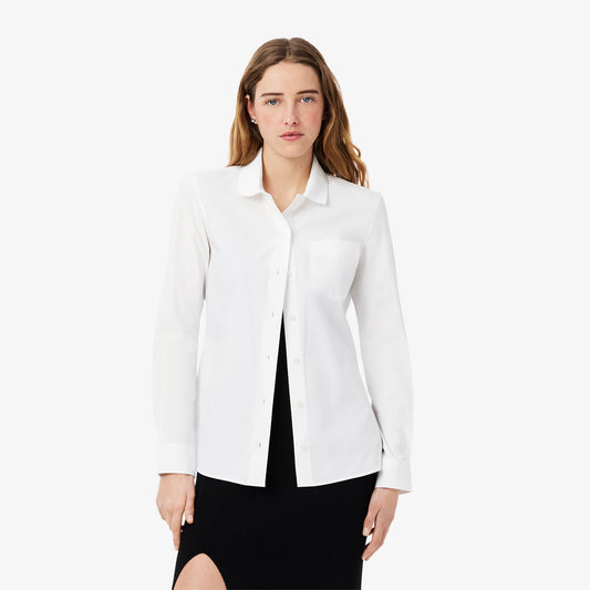 Slim Fit Stretch Poplin Pocket Shirt-CF0207