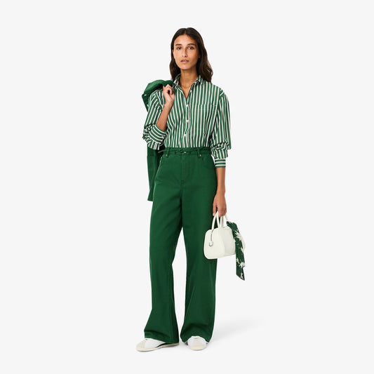 Oversized Cotton Poplin Shirt-CF0215