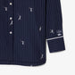 Oversized Shirt with Jacquard Motifs-CF0586