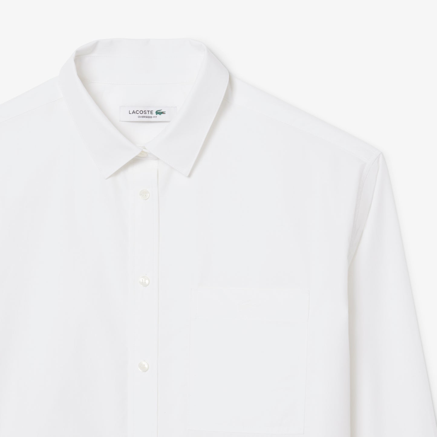 Oversized Cotton Poplin Shirt-CF1054