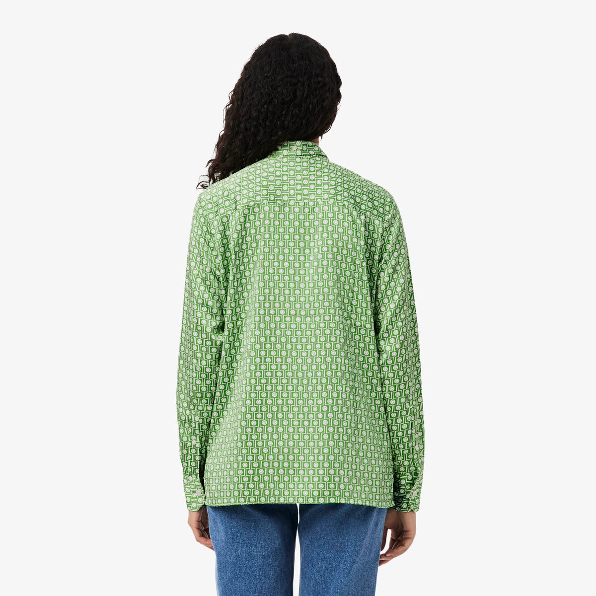 Regular Fit Removable Tie Collar Shirt-CF2626