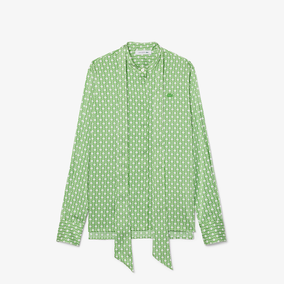 Regular Fit Removable Tie Collar Shirt-CF2626